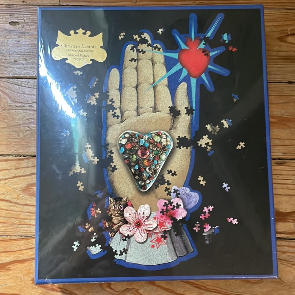 Christian Lacroix 750 piece Hand Shaped Puzzle Heritage Collection NEW